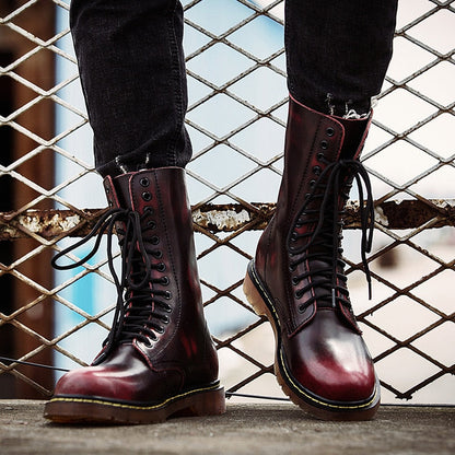 Funki Findz | Boots | Men's Gothic Punk High-Top Combat Boots