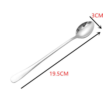 Funki Findz | Spoons | Stainless Steel Long Coffee Spoons 6Pcs