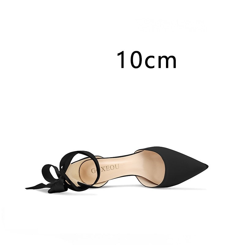 Funki Findz | Shoes | Women's Luxury Satin Bow Tie Stilettos