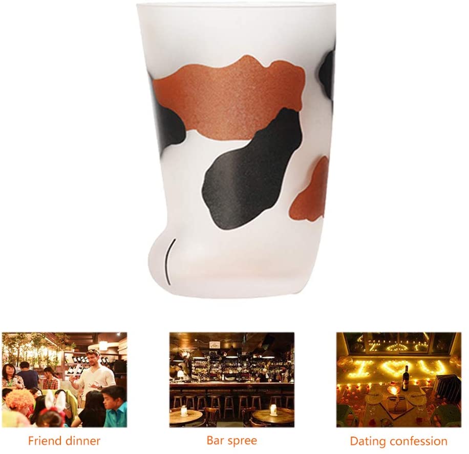 Funki Findz | Glasses | Cat Paw Frosted Glass Cup Sets