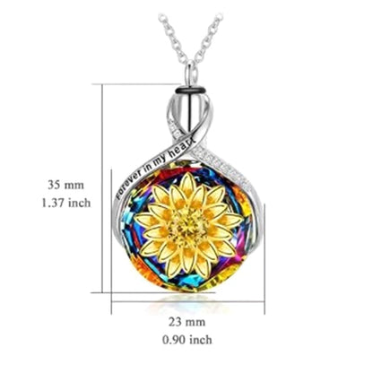 Funki Findz | Cremation Urn Necklaces | Heart Paw Pendant
