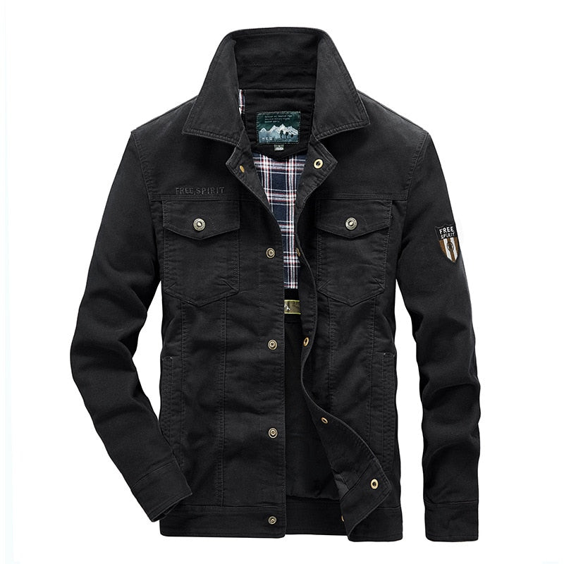 Funki Findz | Jackets | Men's Military Warm Zip Up Cotton Jacket