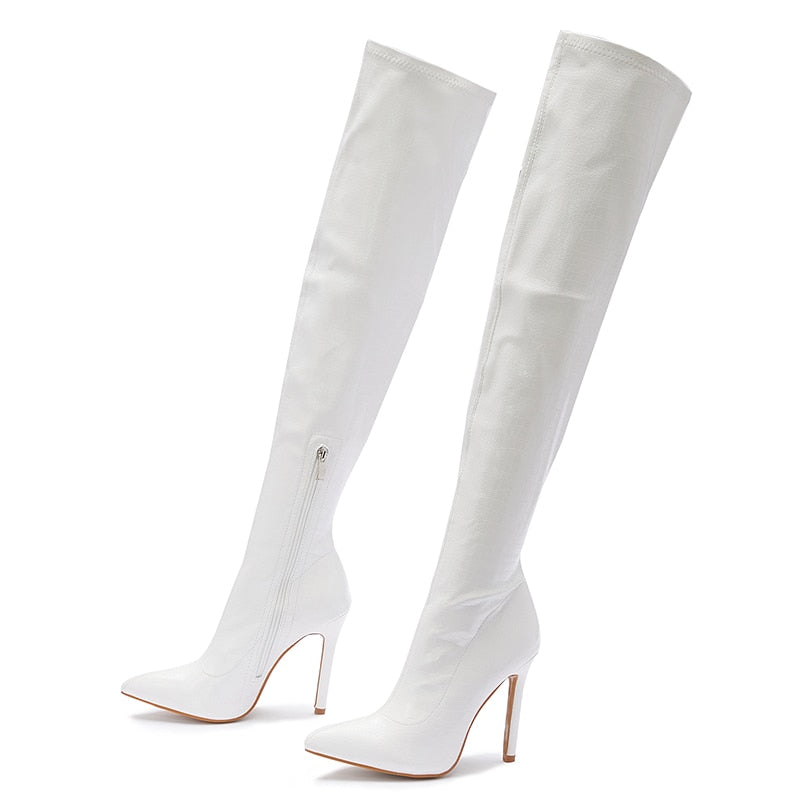 Funki Findz | Boots | Women's Over-the-Knee High Stiletto Boots