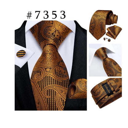 Funki Findz | Neck Ties | Men's Luxury 3Pcs Formal Tie Sets