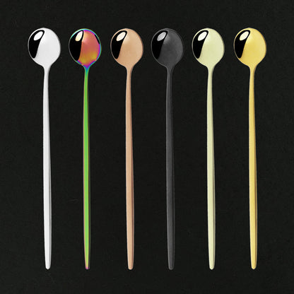 Funki Findz | Spoons | Stainless Steel Long Handled Spoons 6Pc