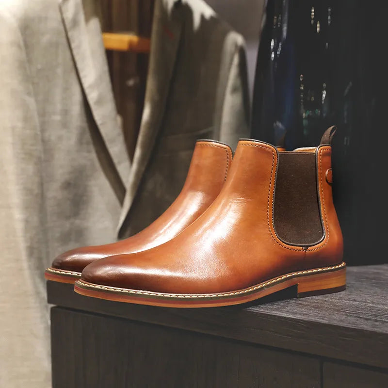Funki Findz | Boots | Men's Stylish Luxury Leather Chelsea Boots