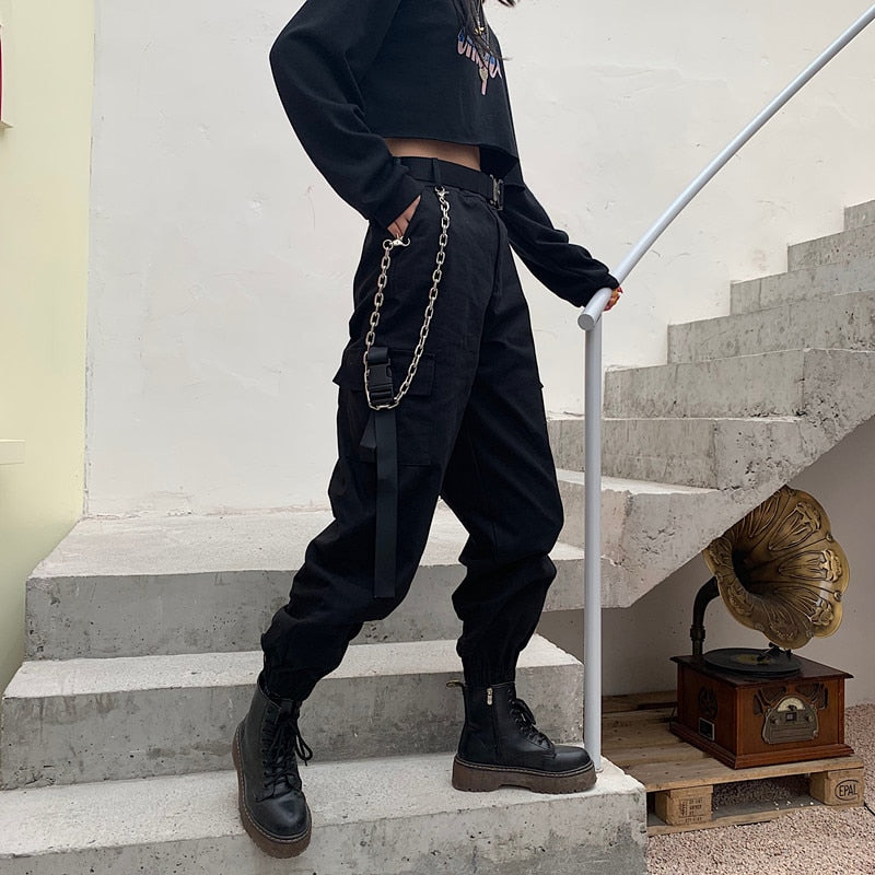 Funki Findz | Pants | Women's Big Pockets Loose Cargo Pant
