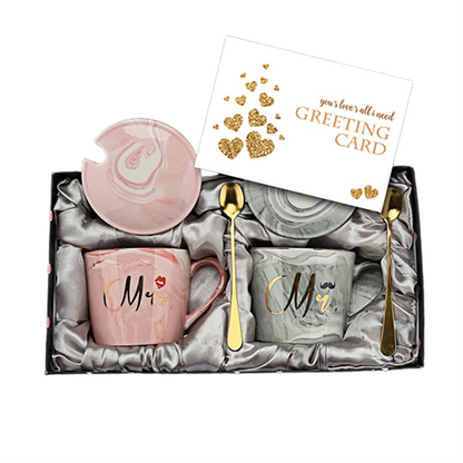 Funki Findz | Mugs | Mr and Mrs Coffee Mugs Bridal Gift-Set