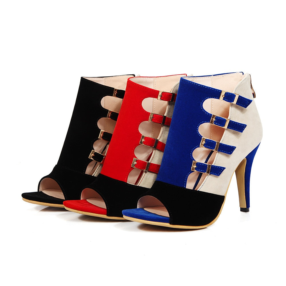 Funki Findz | Shoes | Women's Suede Wrap Buckle Strap Shoes