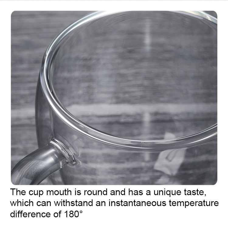 Funki Findz | Cups | Glass Double Wall Borosilicate Mug 2/3/4
