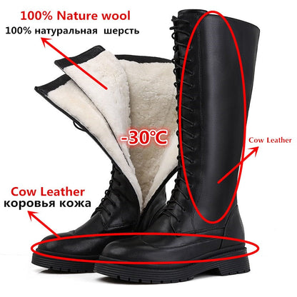 Funki Findz | Boots | Women's Leather Winter Boots | Sheep Skin