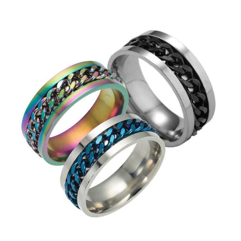 Funki Findz | Rings | Men's Moveable Ring | Stainless Steel Ring