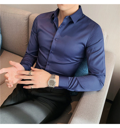 Funki Findz | Shirts | Men's Slim Fit British Style Dress Shirt 7XL