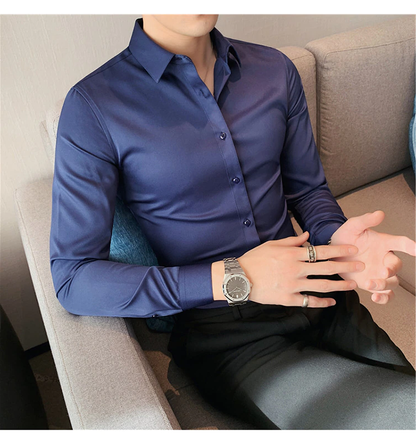Funki Findz | Shirts | Men's Slim Fit British Style Dress Shirt 7XL