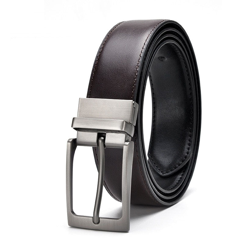 Funki Findz | Belts | Men's Luxury Leather Belt Reversible Buckle