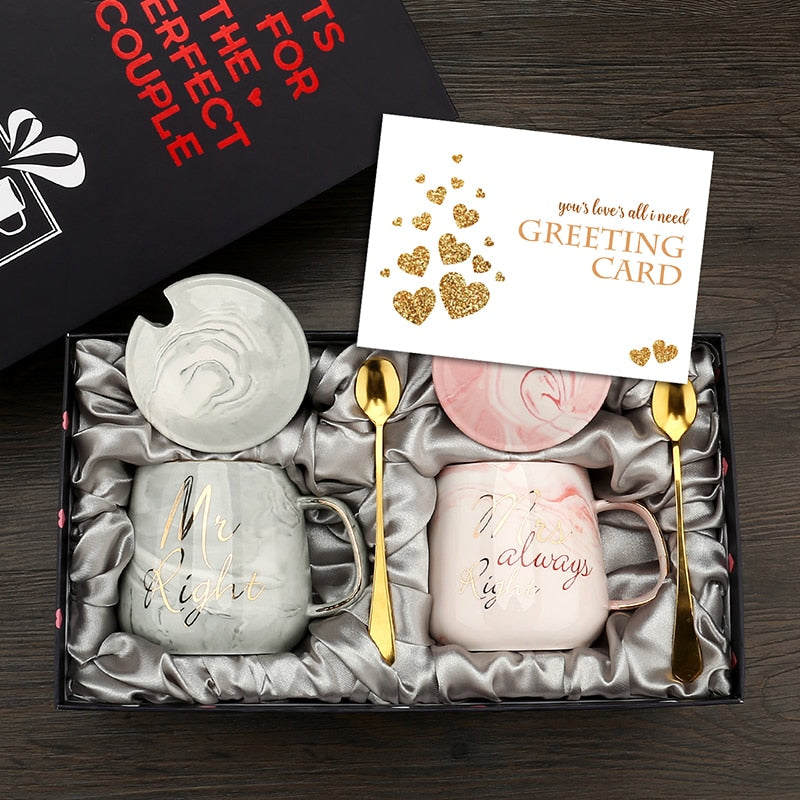 Funki Findz | Mugs | Mr and Mrs Coffee Mugs Bridal Gift-Set