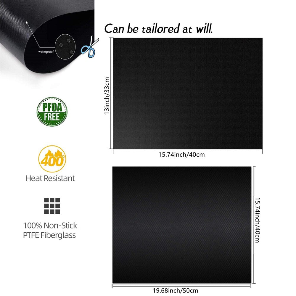 Funki Findz | Grill Mats | Non-stick Reusable BBQ Grill Mats