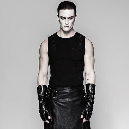 Funki Findz | Gloves | Men's Gothic Punk Long Fingerless Gloves