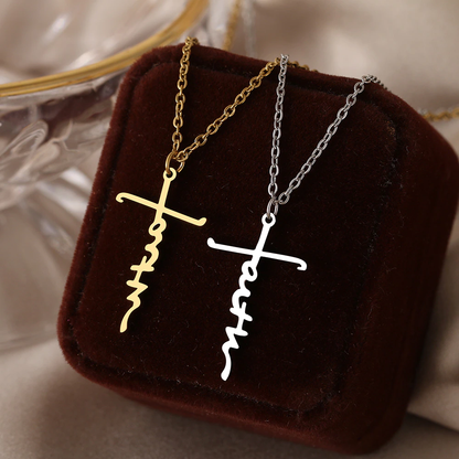 Funki Findz | Necklaces | Unisex Faith Cross Pendant Necklace