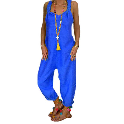 Funki Findz | Pants | Women's Knotted Strap Bib Style Overalls