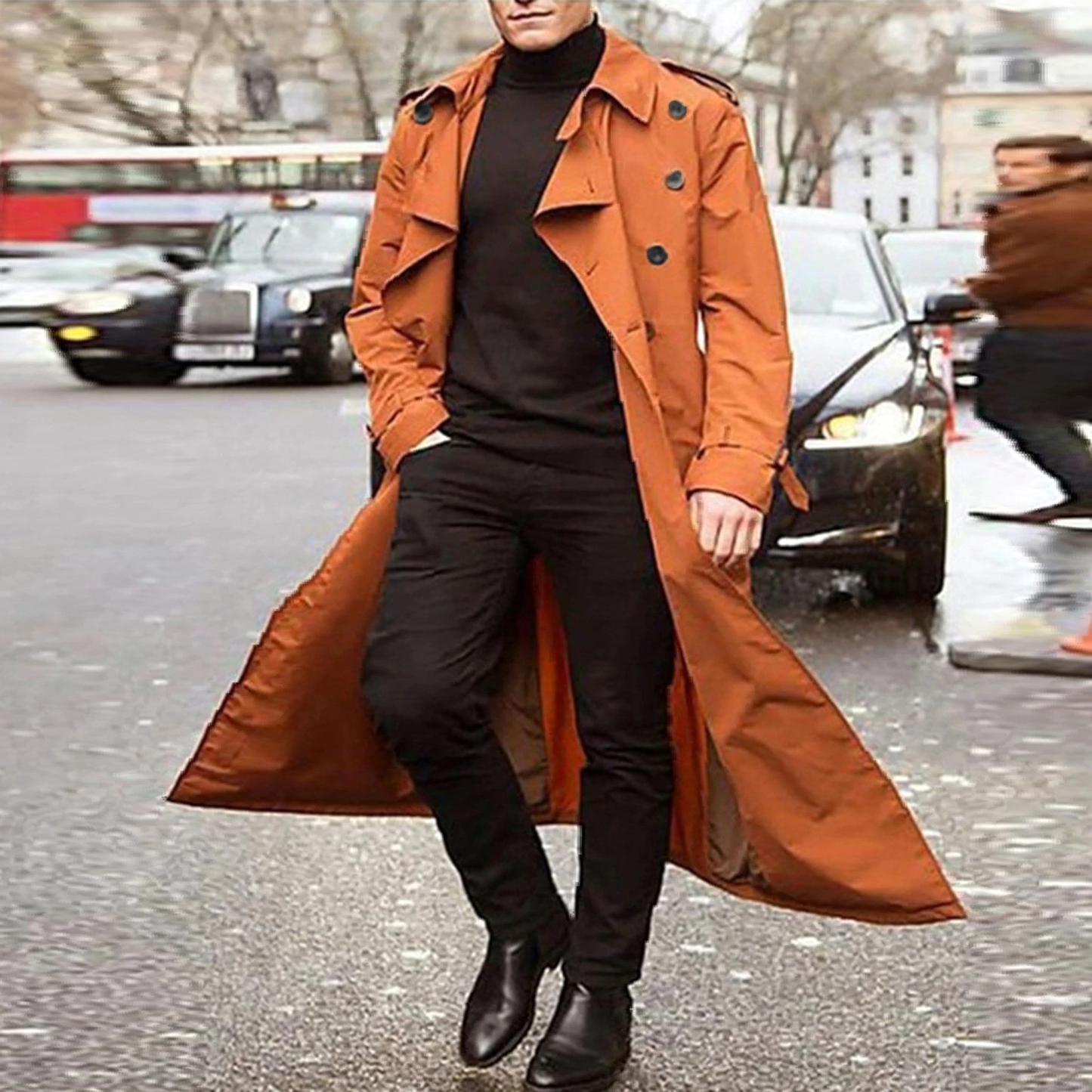 Funki Findz | Jackets | Men's Long Windbreak | Trench Coat