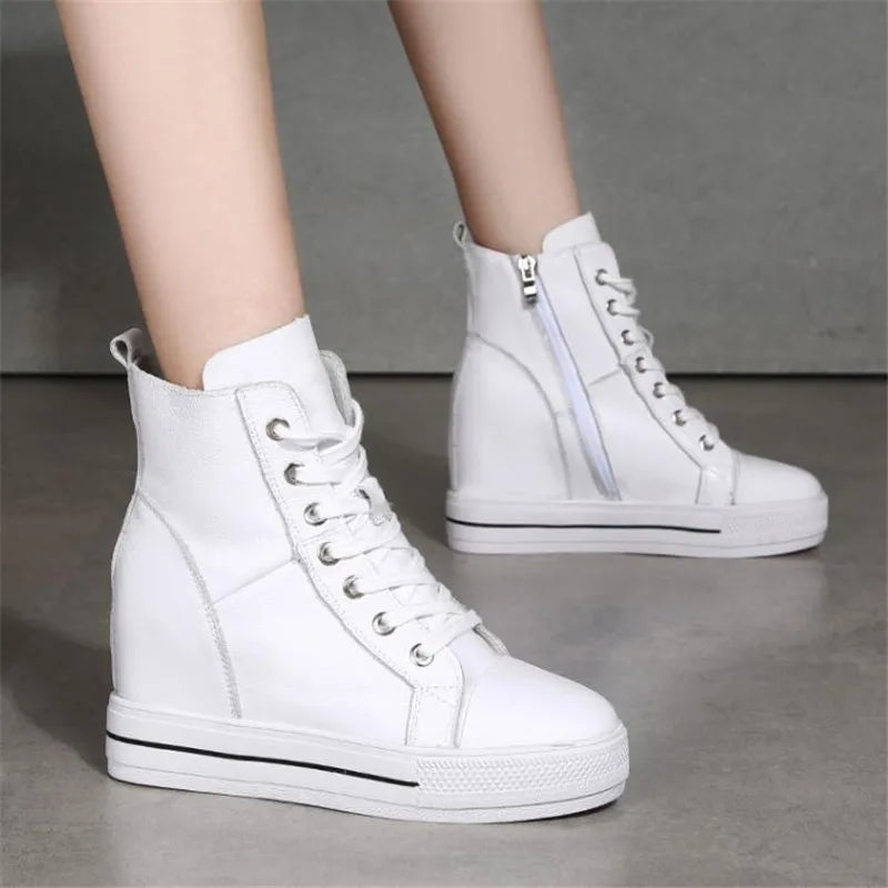Funki Findz | Boots | Women's Canvas High Rise Ankle Sneaker