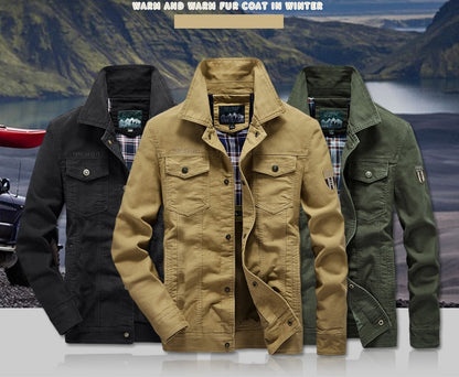 Funki Findz | Jackets | Men's Military Warm Zip Up Cotton Jacket