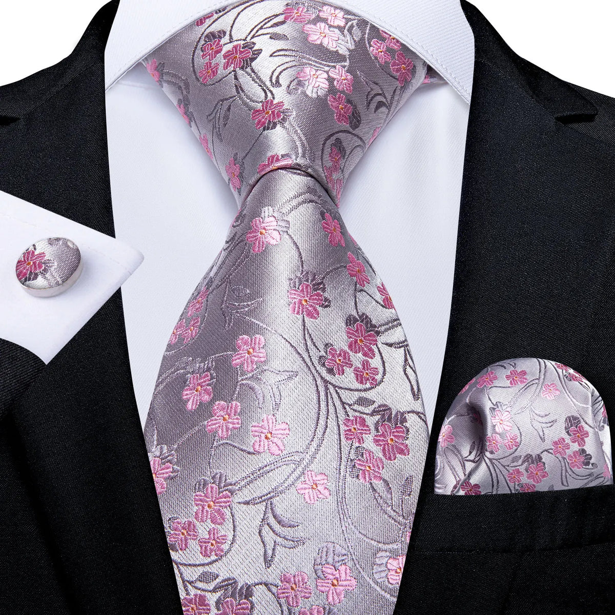 Funki Findz | Neck Ties | Men's Luxury 3Pcs Formal Tie Sets