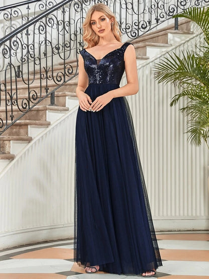 Funki Findz | Dresses | Women's Elegant Long Evening Dress