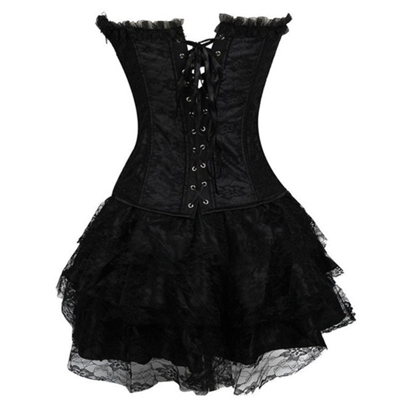 Funki Findz | Dresses | Women's Sweet Bustier Corset Dress Set