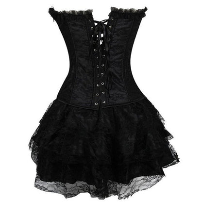 Funki Findz | Dresses | Women's Sweet Bustier Corset Dress Set