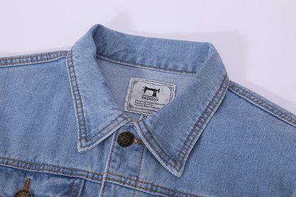 Funki Findz | Jackets | Men's Classic Denim Slim Fit Jacket 5XL