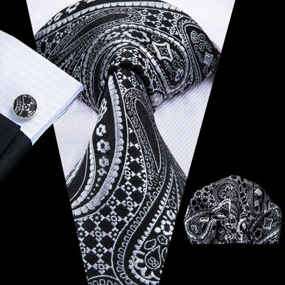 Funki Findz | Neckties | Men's 100% Silk Luxury 3Pcs Tie Sets