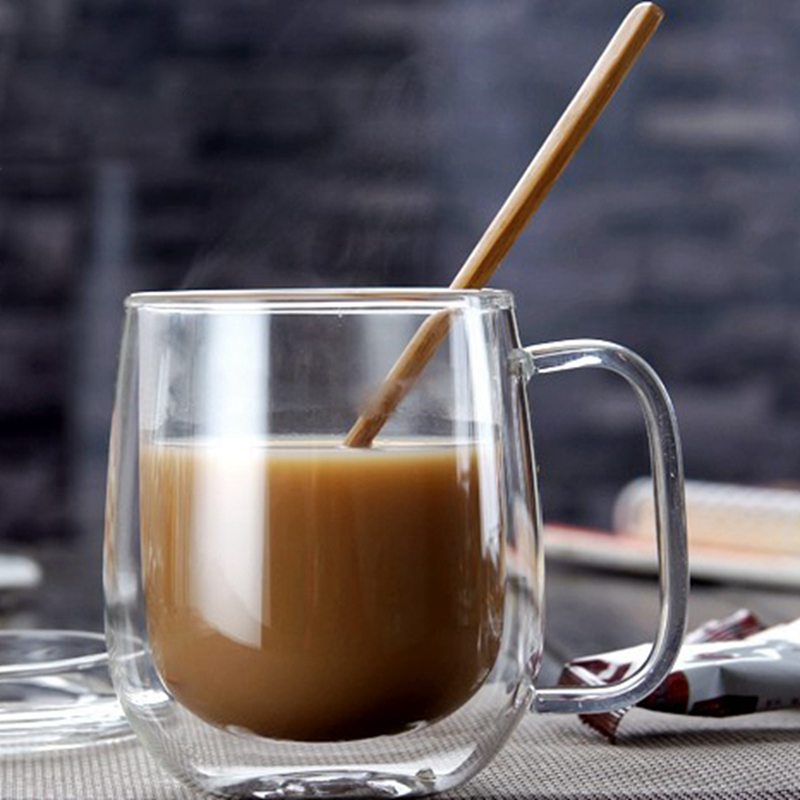 Funki Findz | Mugs | Double Wall Glass Mug | Coffee Cup