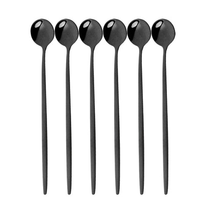 Funki Findz | Spoons | Stainless Steel Long Handled Spoons 6Pc