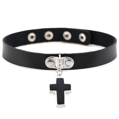 Funki Findz | Necklaces | Unisex Hip Hop PU Leather Choker