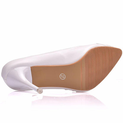 Funki Findz | Shoes | Women's White Lace Flower Wedding Shoe