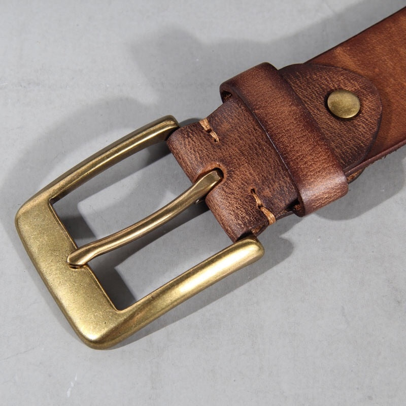 Funki Findz | Belts | Men's Vintage Handmade Rustic Leather Belt