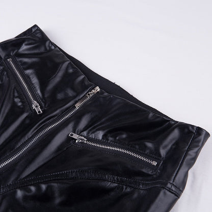 Funki Findz | Pants | Women's Fitted Stretch Buckle Zip Pants