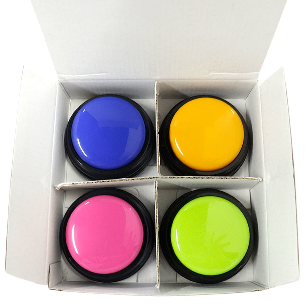 Funki Findz | Pet Toys | Recordable Button Learning Aid for Kids, Pets