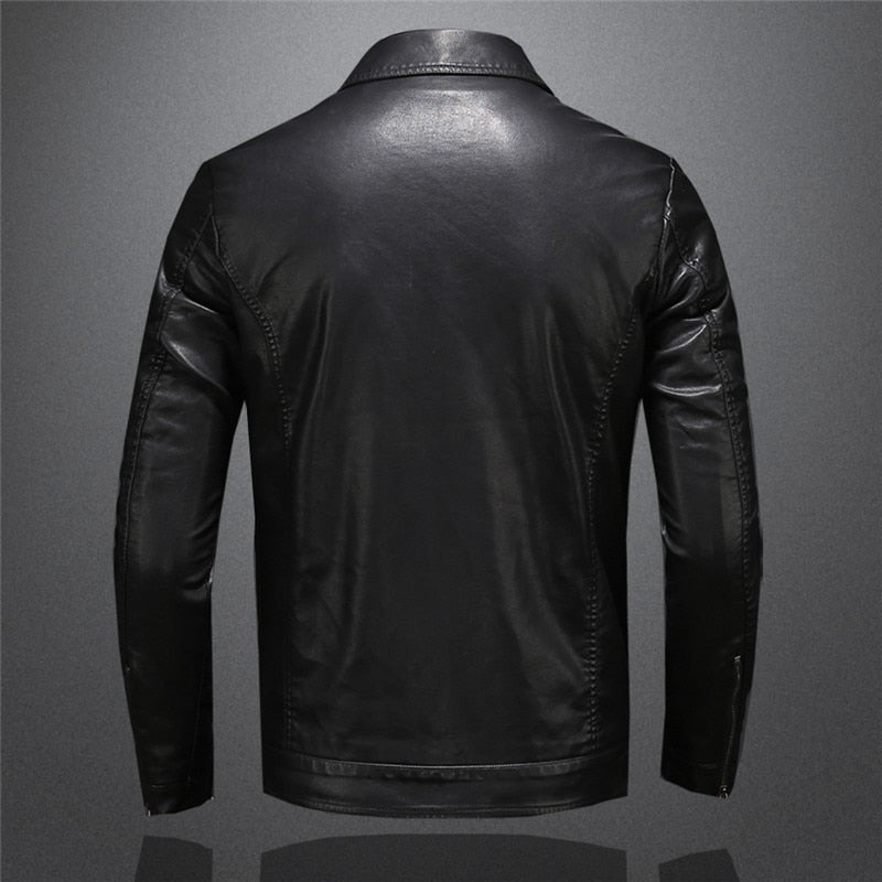 Funki Findz | Jackets | Men's Slim Fit Faux Leather Jacket