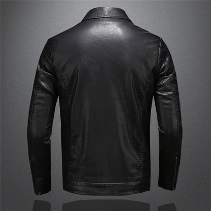 Funki Findz | Jackets | Men's Slim Fit Faux Leather Jacket