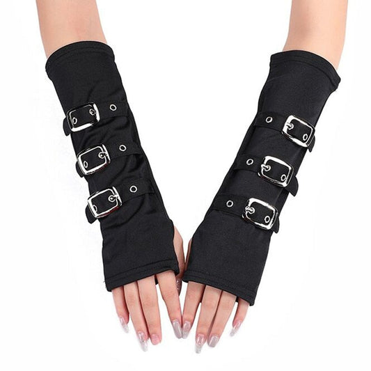 Funki Findz | Gloves | Women's Men's Half Finger Buckle Gloves