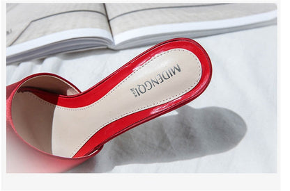 Funki Findz | Shoes | Women's Low Heeled Bridal Satin Slides