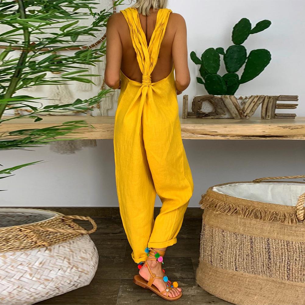 Funki Findz | Pants | Women's Knotted Strap Bib Style Overalls