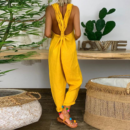 Funki Findz | Pants | Women's Knotted Strap Bib Style Overalls