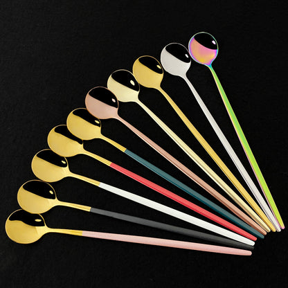 Funki Findz | Spoons | Stainless Steel Long Handled Spoons 6Pc