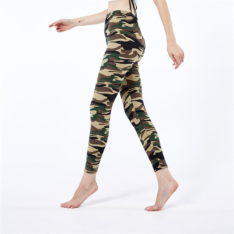 Funki Findz | Pants | Women's Mult Color Camouflage Leggings