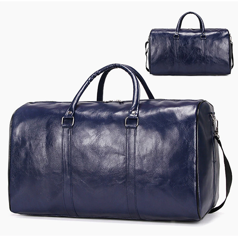 Funki Findz | Bags | Travel Bags | Faux Leather Overnight Bag