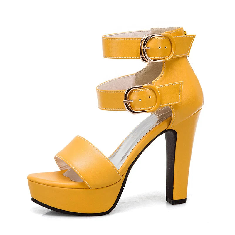 Funki Findz | Shoes | Women's High Strappy Platform Sandals